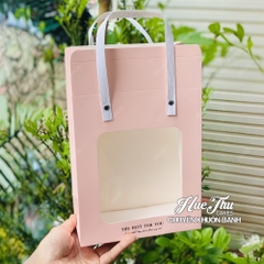 Túi Giấy Đựng Quà Cửa Sổ 14/18/21cm HC7, túi đựng quà tặng, đựng bánh các loại