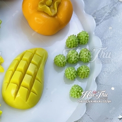 Khuôn silicon quả Việt Quất làm bánh rau câu 3D 4D nhấn xôi, fondant, socola, nến hanmade