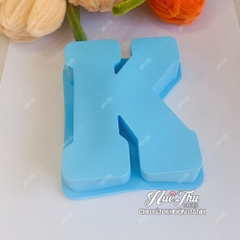 Khuôn silicon Chữ Cái / Số / Ký Tự từ A-Z 0-9 kích thước 12cm làm bánh rau câu 3D 4D nhấn xôi, fondant, socola