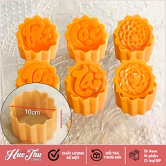 Khuôn xôi hình Cánh Sen 10cm Phúc Lộc Thọ Tài Sen - khuôn ép xôi, khuôn nhấn xôi Vĩnh Trường