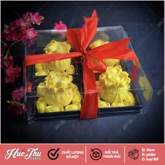 Hộp đựng bánh Mica trong đựng bánh trung thu 4 bánh 250-300gr