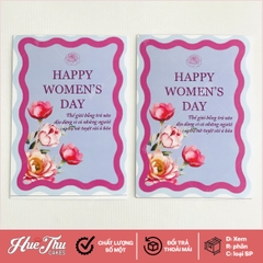 Thiệp chúc mừng ngày Phụ Nữ Tình Yêu (10 cái), thiệp ngày 8/3, ngày 20/10, Valentine