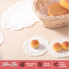 Giấy ren lót bánh size 12-30cm cho bánh rau câu, bông lan, bánh kem (50 tờ)