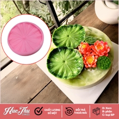 Khuôn silicon lá Sen 11.5cm làm bánh rau câu 3D 4D nhấn xôi, fondant, socola, nến hanmade