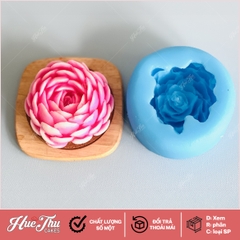 Khuôn silicon Sen Đá Ngàn Cánh làm bánh rau câu 3D 4D nhấn xôi, fondant, socola, nến hanmade