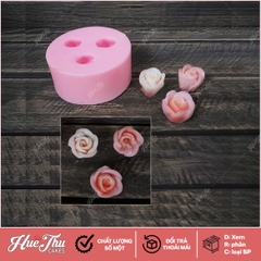 Khuôn silicon hoa Hồng Thái D11 làm bánh rau câu 3D 4D nhấn xôi, fondant, socola, nến hanmade