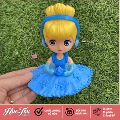 Búp bê Cô Gái váy xòe - phụ kiện trang trí bánh sinh nhật, bánh rau câu