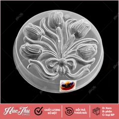 Khuôn rau câu, nhấn xôi hoa Tulip (số 12) Vĩnh Trường làm bánh rau câu, ép xôi