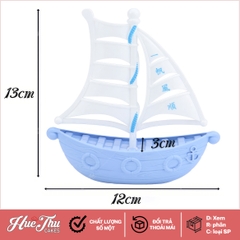 Thuyền Buồm trang trí bánh sinh nhật, bánh rau câu