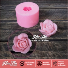Khuôn silicon hoa Hồng Thái D6 làm bánh rau câu 3D 4D nhấn xôi, fondant, socola, nến hanmade