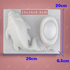 Khuôn Cá Chép / Cá Kol bằng nhựa (nhiều size) dùng đổ rau câu, nhấn xôi