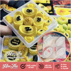 Khuôn Thỏi Vàng Đại Phúc Lộc Thọ Tài 12cm Tạo Hình 3D/4D Đa Dụng