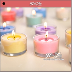 Ly tealight thuỷ tinh 4.5cm tạo kiểu - Ly làm nến thơm, nến hanmade