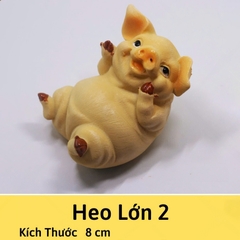 Khuôn silicon Con Heo 8cm A28 (nhiều mẫu) làm bánh rau câu 3D 4D nhấn xôi, fondant, socola, nến hanmade