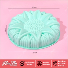 Khuôn silicon Hoa Hướng Dương cánh lớn làm bánh rau câu 3D 4D nhấn xôi, fondant, socola, nến hanmade