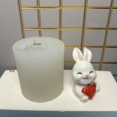 Khuôn silicon Con Thỏ A67 4cm làm bánh rau câu 3D 4D nhấn xôi, fondant, socola, nến hanmade