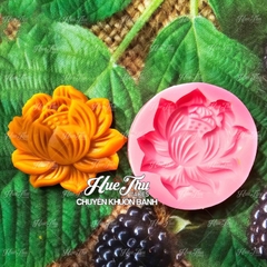 Khuôn silicon Mặt Sen làm bánh rau câu 3D 4D nhấn xôi, fondant, socola, nến hanmade