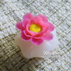 Khuôn silicon Hoa Sen S1 8.5cm làm bánh rau câu 3D 4D nhấn xôi, fondant, socola, nến hanmade