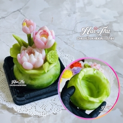 Khuôn silicon Hũ Vàng, Hồ Cá, Bình Hoa H2 9.6cm làm bánh rau câu 3D 4D nhấn xôi, fondant, socola, nến hanmade