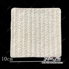Khuôn silicon ép đậu Mặt Len Đan 10*10cm (4 mặt) nhấn xôi hoa, fondant, chè trôi nước