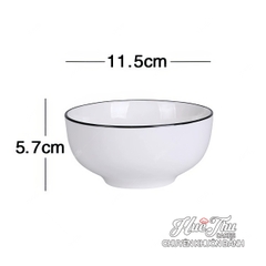 Bát Sứ Tròn 11cm (nhiều màu), Chén Sứ Tròn Decor - trang trí đồ ăn, bàn tiệc, mâm cúng