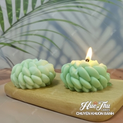 Khuôn silicon Sen Đá Xoắn 7.8cm làm bánh rau câu 3D 4D nhấn xôi, fondant, socola, nến hanmade