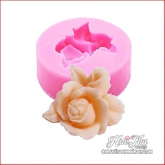 Khuôn silicon Hoa Hồng A2 7cm làm bánh rau câu 3D 4D nhấn xôi, fondant, socola, nến hanmade