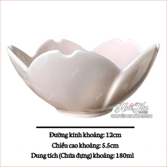 Bát Hoa Mai 12cm (nhiều màu), Chén Hoa Mai Sứ Decor - trang trí đồ ăn, mâm cúng