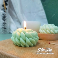 Khuôn silicon Sen Đá Xoắn 7.8cm làm bánh rau câu 3D 4D nhấn xôi, fondant, socola, nến hanmade