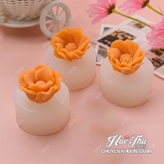 Khuôn silicon Hoa Cánh Mỏng (nhiều mẫu) làm bánh rau câu 3D 4D nhấn xôi, fondant, socola, nến hanmade