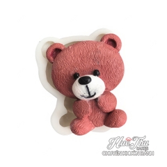 Khuôn silicon Gấu Teddy 7.5cm làm bánh rau câu 3D 4D nhấn xôi, fondant, socola, nến hanmade