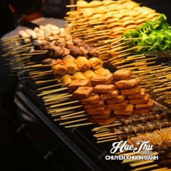 Que xiên tre 15cm (500 cái) tăm xiên nướng thịt, khoai tây lốc xoáy, xúc xích, cố định hoa trong bánh rau câu