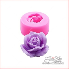 Khuôn silicon Hoa Hồng A1 4.7cm làm bánh rau câu 3D 4D nhấn xôi, fondant, socola, nến hanmade