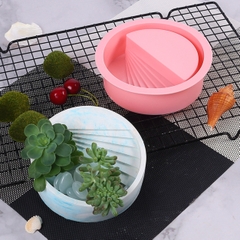 Khuôn silicon Hòn Non Bộ Vuông / Tròn A25 làm bánh rau câu 3D 4D nhấn xôi, fondant, socola, nến hanmade