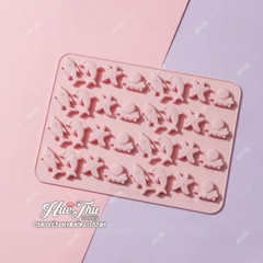 Khuôn silicon kẹo chip Sinh Vật Biển (vỉ 32 hình) làm kẹo dẻo, chip chip, rau câu mini, thạch trà sữa