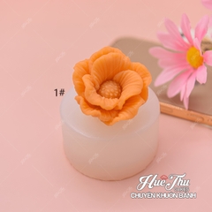 Khuôn silicon Hoa Cánh Mỏng (nhiều mẫu) làm bánh rau câu 3D 4D nhấn xôi, fondant, socola, nến hanmade