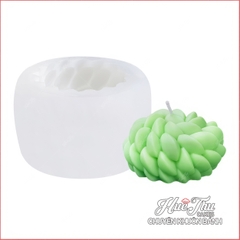 Khuôn silicon Sen Đá Xoắn 7.8cm làm bánh rau câu 3D 4D nhấn xôi, fondant, socola, nến hanmade