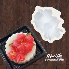 Khuôn silicon Anh Đào 10cm A53 làm bánh rau câu 3D 4D nhấn xôi, fondant, socola, nến hanmade