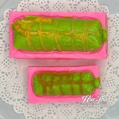 Khuôn silicon Bánh Tét làm bánh rau câu 3D 4D nhấn xôi, fondant, socola, nến hanmade