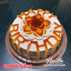 Bộ khuôn Vĩnh Trường 20cm (khuôn số 1-12) chất liệu nhựa PP đổ bánh rau câu, ép xôi, cơm