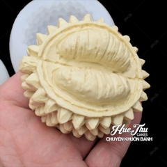 Khuôn silicon Quả Sầu Riêng làm bánh rau câu 3D 4D nhấn xôi, fondant, socola, nến hanmade