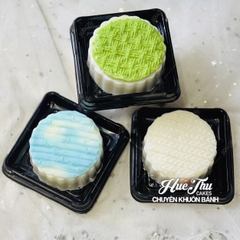 Khuôn silicon Mặt Bánh Trung Thu Nghệ Thuật 9cm (bộ 3 khuôn) làm bánh rau câu 3D 4D nhấn xôi, fondant, socola, nến hanmade