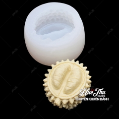 Khuôn silicon Quả Sầu Riêng làm bánh rau câu 3D 4D nhấn xôi, fondant, socola, nến hanmade