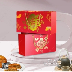 Hộp trung thu Đoàn Viên 2 bánh - hộp đựng bánh Trung Thu 150g - 250g