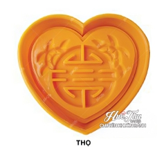 Khuôn xôi hình Trái Tim 12cm - khuôn ép xôi, khuôn nhấn xôi Vĩnh Trường
