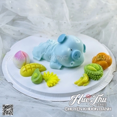 Khuôn silicon Trái Bơ làm bánh rau câu 3D 4D nhấn xôi, fondant, socola, nến hanmade