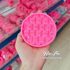 Khuôn silicon Mặt Bánh Trung Thu Nghệ Thuật 9cm (bộ 3 khuôn) làm bánh rau câu 3D 4D nhấn xôi, fondant, socola, nến hanmade