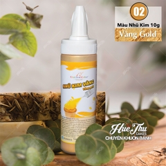 Màu phun nhũ kim Unicorn Vàng/Bạc/Đồng 10g làm bánh