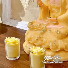 Ly đựng nến cao 6cm, ly làm nến thơm trong suốt 70-80ml