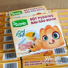 Bột Pudding Rau Câu Rovin hương Xoài/Dưa Lưới/Hạnh Nhân/Trà Xanh/Đào